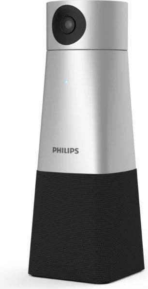 Kamerë konferencash Philips PSE0550/00 me mikrofon të integruar, 4K, Full HD, USB, e zezë/argjendtë Kamerë konferencash Philips PSE0550/00 me mikrofon të integruar, 4K, Full HD, USB, e zezë/argjendtë