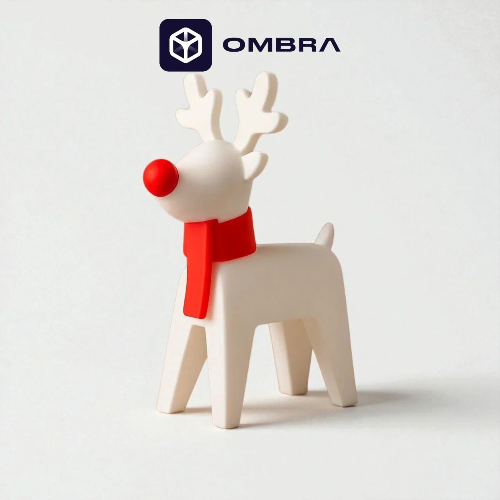Rudolph Deer Figurine - Christmas