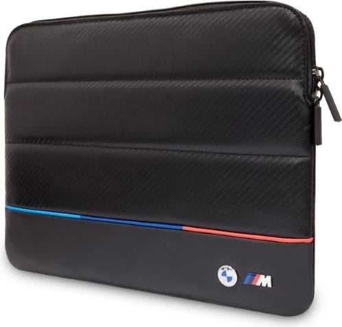Mbështjellës laptopi BMW Carbon Tricolor, 14 inç, i zi