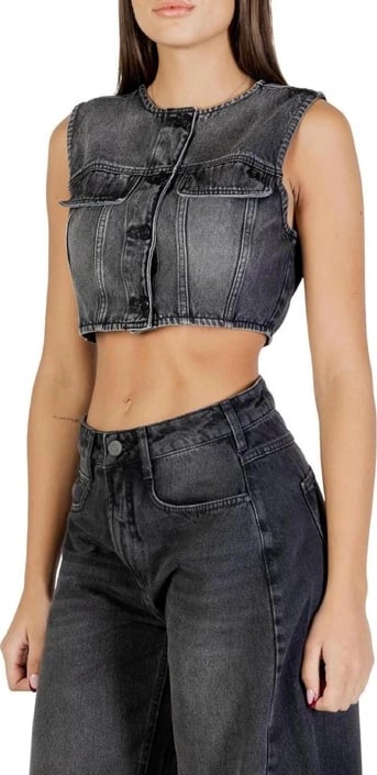 Bluzë pa mëngë Colcci femra e zezë