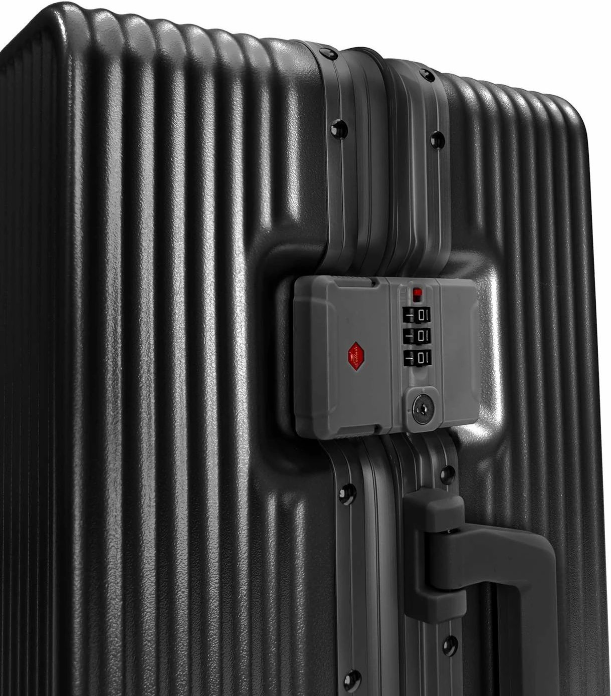 Valixhe udhëtimi Zoozie Bags, kornizë alumini, e zezë, ALC-625