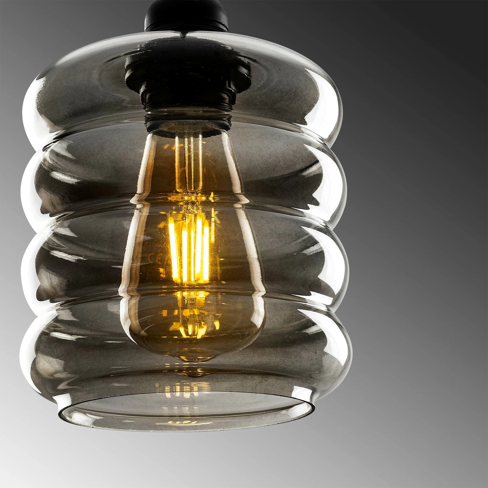 Llambë tavani Opviq, ngjyrë fume, 060