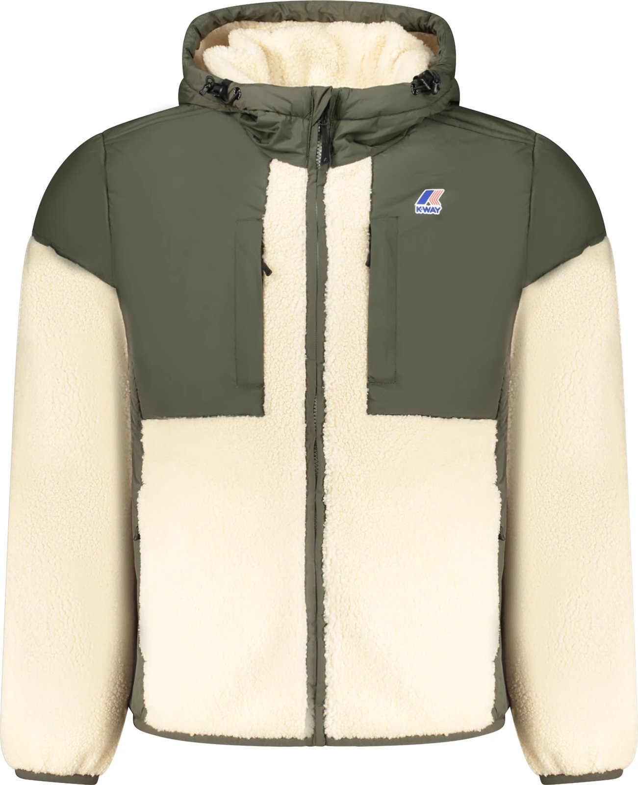 Jakne për meshkuj K-WAY, e gjelbër