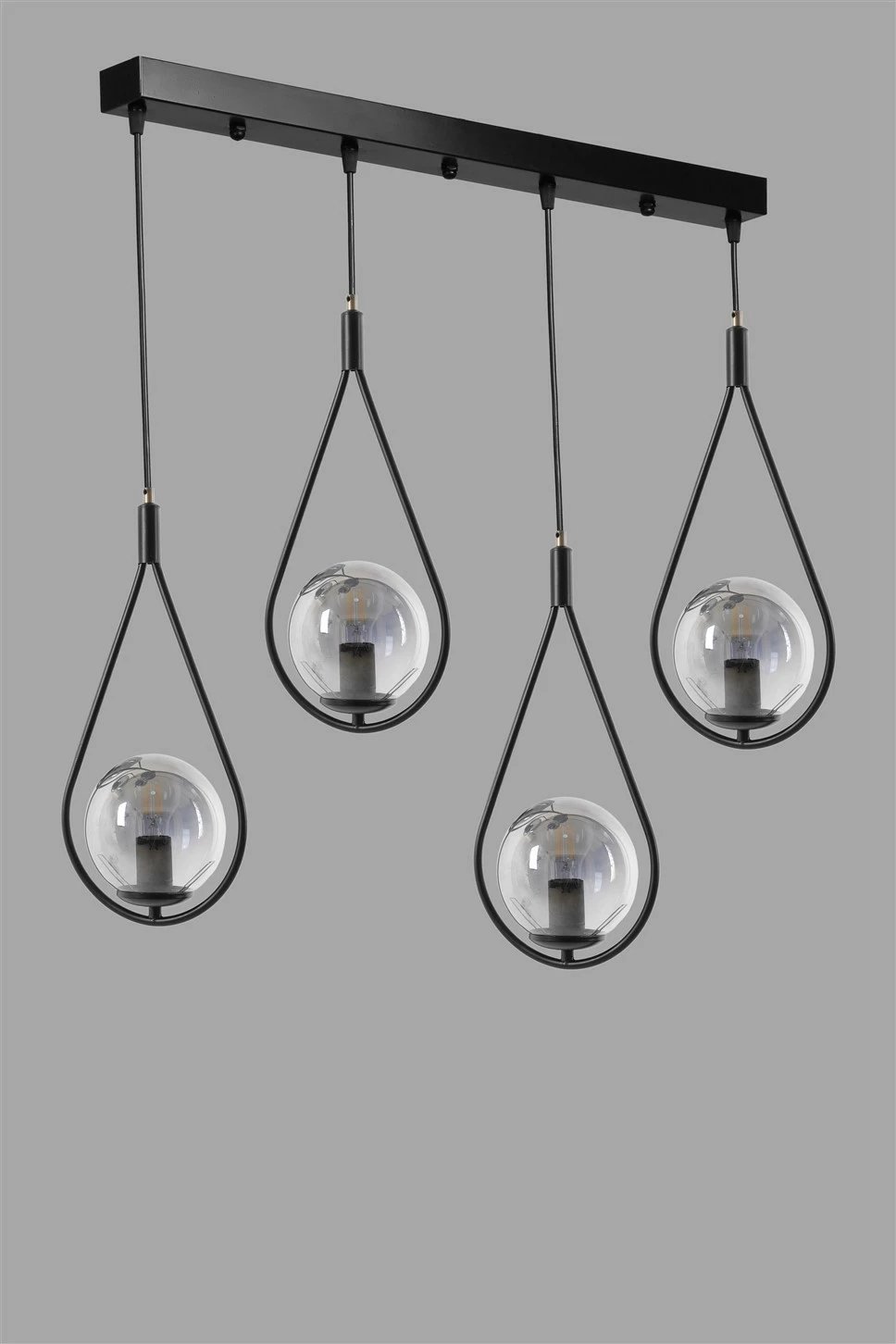 Llambë tavani industriale Opviq, 8493-7, ngjyrë e zezë