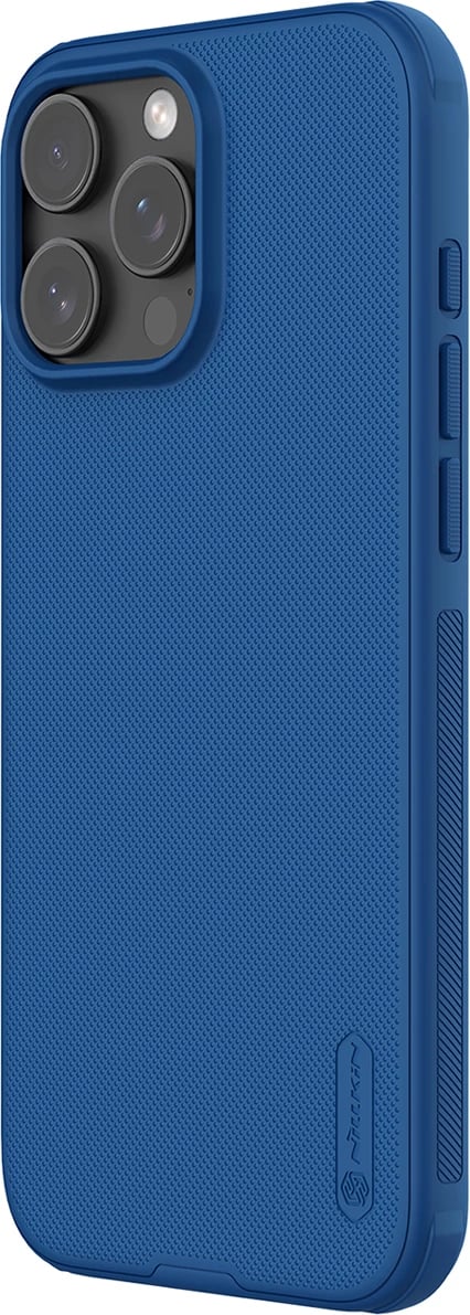 Mbështjellës Nillkin Super Frosted Shield Pro për iPhone 16 Pro, kaltër