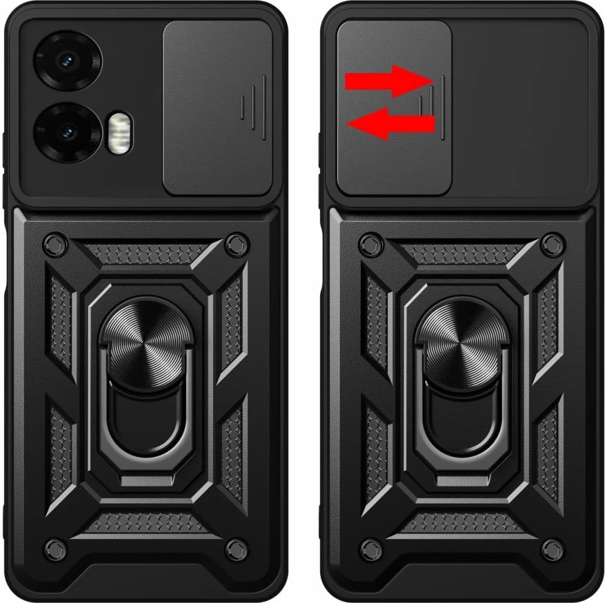 Mbështjellës Tech-Protect CamShield Pro për Motorola Moto G35 5G, i zi