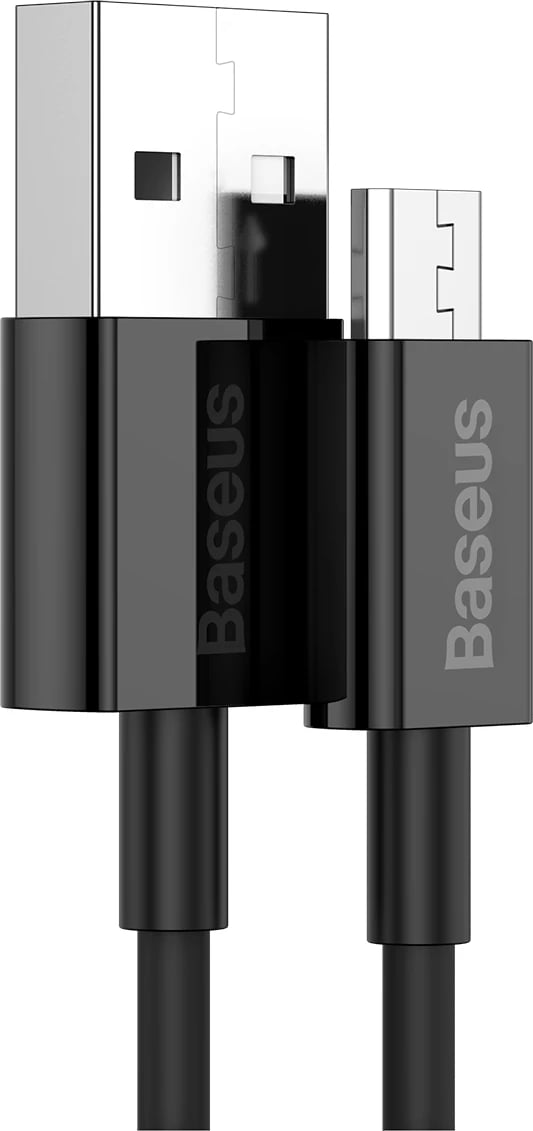 Kabllo Baseus Superior CAMYS-A01, USB-A në micro USB, 2m, e zezë