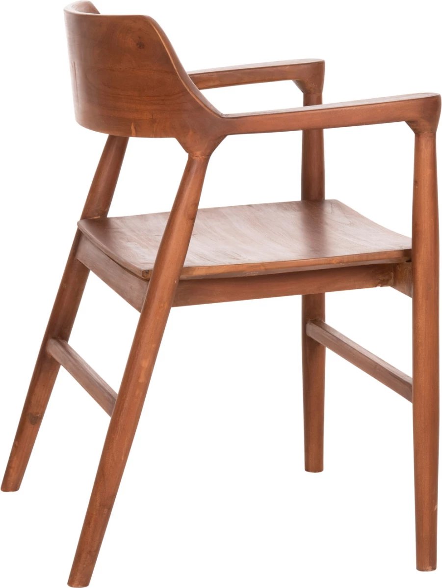 Karrige ngrënieje me krahë NIONI FH9476.01 dru TEAK ngjyrë arre 57x53x77H cm