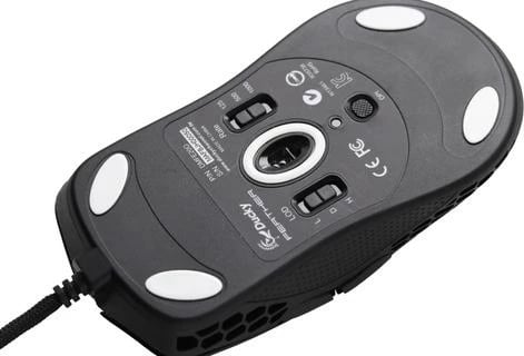 Maus Ducky Feather - USB 2.0, e zezë