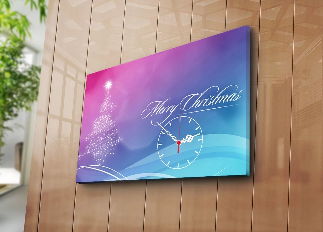 Orë muri dekorative prej kanavace, shumëngjyrëshe, Wallity YYCS-5, 45x70cm