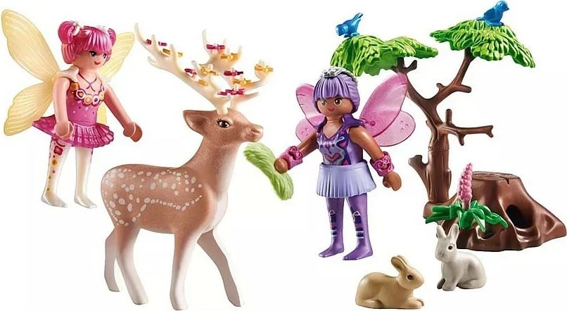 Set figurina Playmobil Princess Magic 71800 me zanat e pyllit dhe kafshë