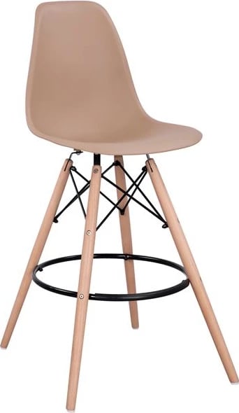 Karrige për bar Renata FH0173.45 Cappuccino 58x56x107cm, set prej 4 copë