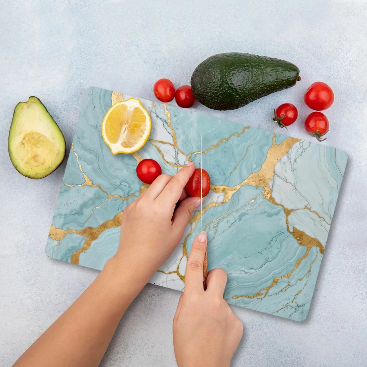 Dërrasë prerëse xhami, shumëngjyrëshe, Hermia Ckt152 - 3040