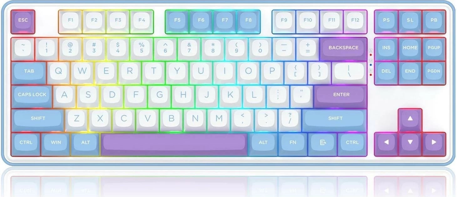 Tastierë Redragon K707WBP-RGB-PRO StarBlade, RGB, mekanike, e bardhë