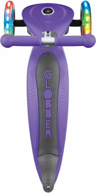 Trotinetë për vajza Globber, me drita LED, ngjyrë vjollcë