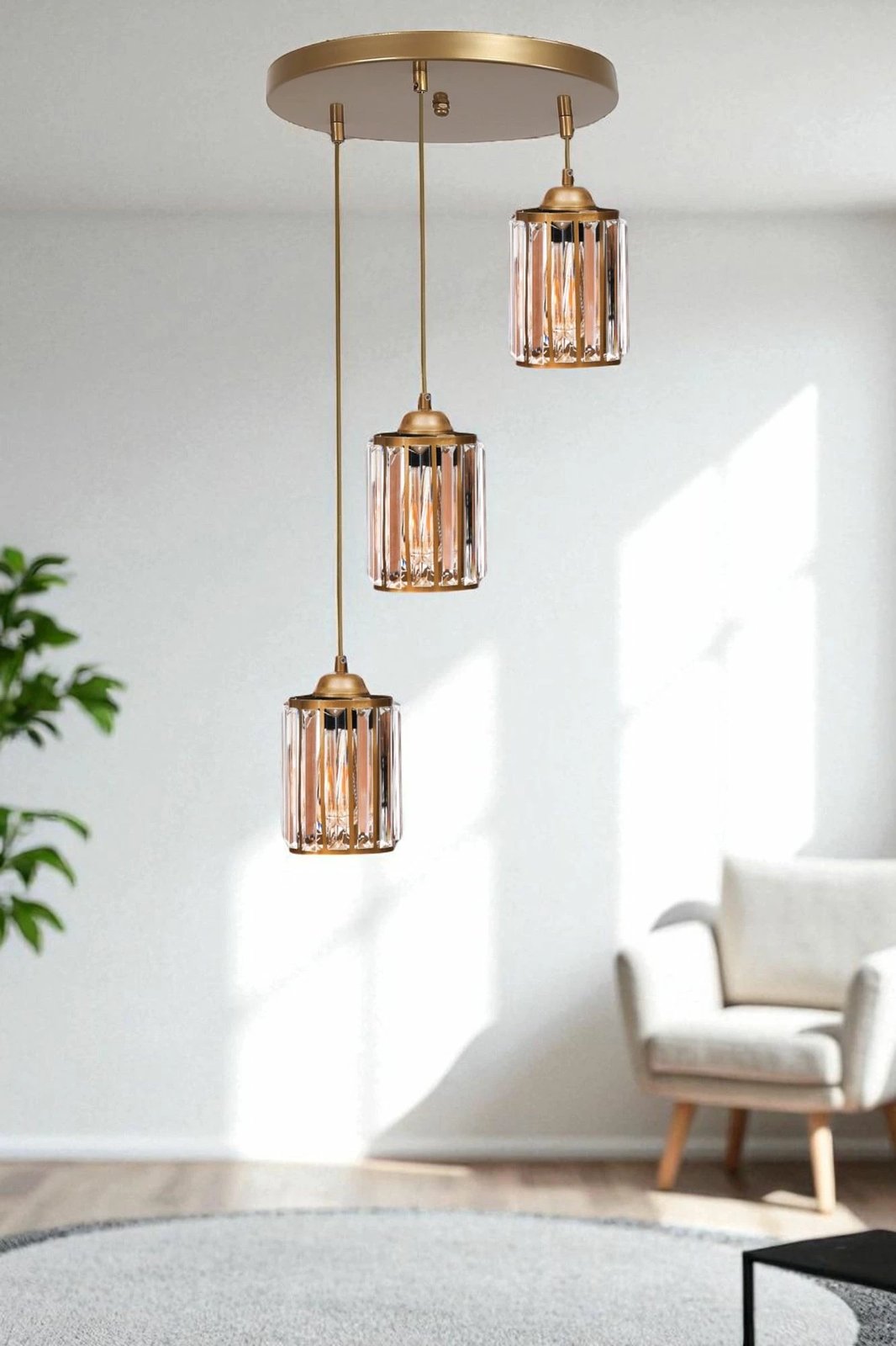 Llambë tavani Opviq, ngjyrë ari, 9041-3