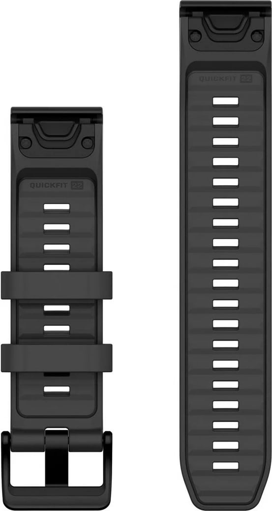 Rrip silikoni Garmin QuickFit për Smartwatch, 22mm, grafit