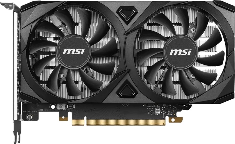 Kartelë grafike MSI Geforce RTX 3050 VENTUS 2X 6G OC, 6 GB GDDR6, E zezë