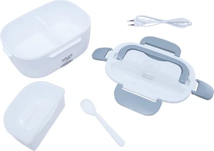 Kuti dreke elektrike, Adler, AD 4474, 1L, 50W max, me 2 ndarje dhe lugë, gri