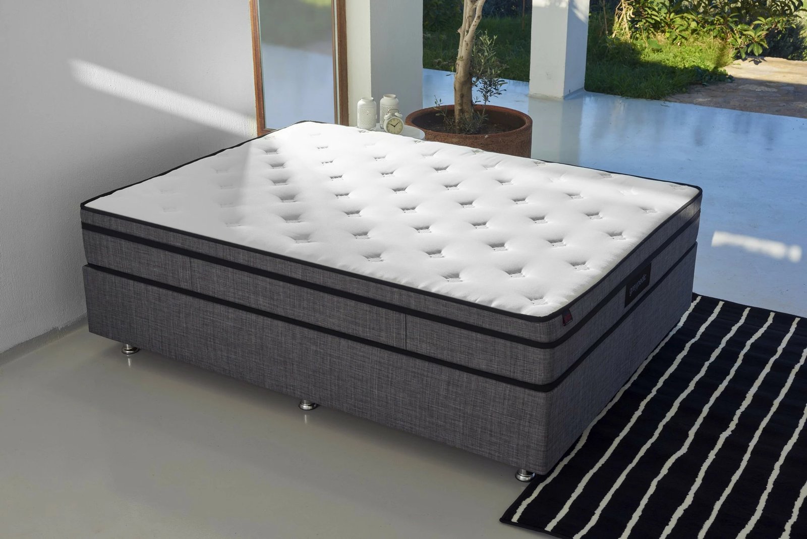 Madrac dopio Greypedic, ultra i fortë, Skye Decor, 200x200 cm
