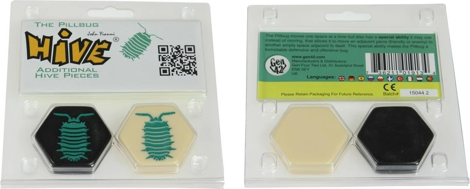 Set zgjerimi Swarm G3 Pillbug, 2 pllaka bakelit, zi/krem