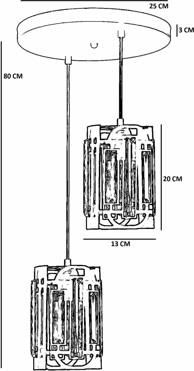 Llambë tavani Opviq, 9044-2, metal i zi, xham, lartësi e rregullueshme Llambë tavani Opviq, 9044-2, metal i zi, xham, lartësi e rregullueshme