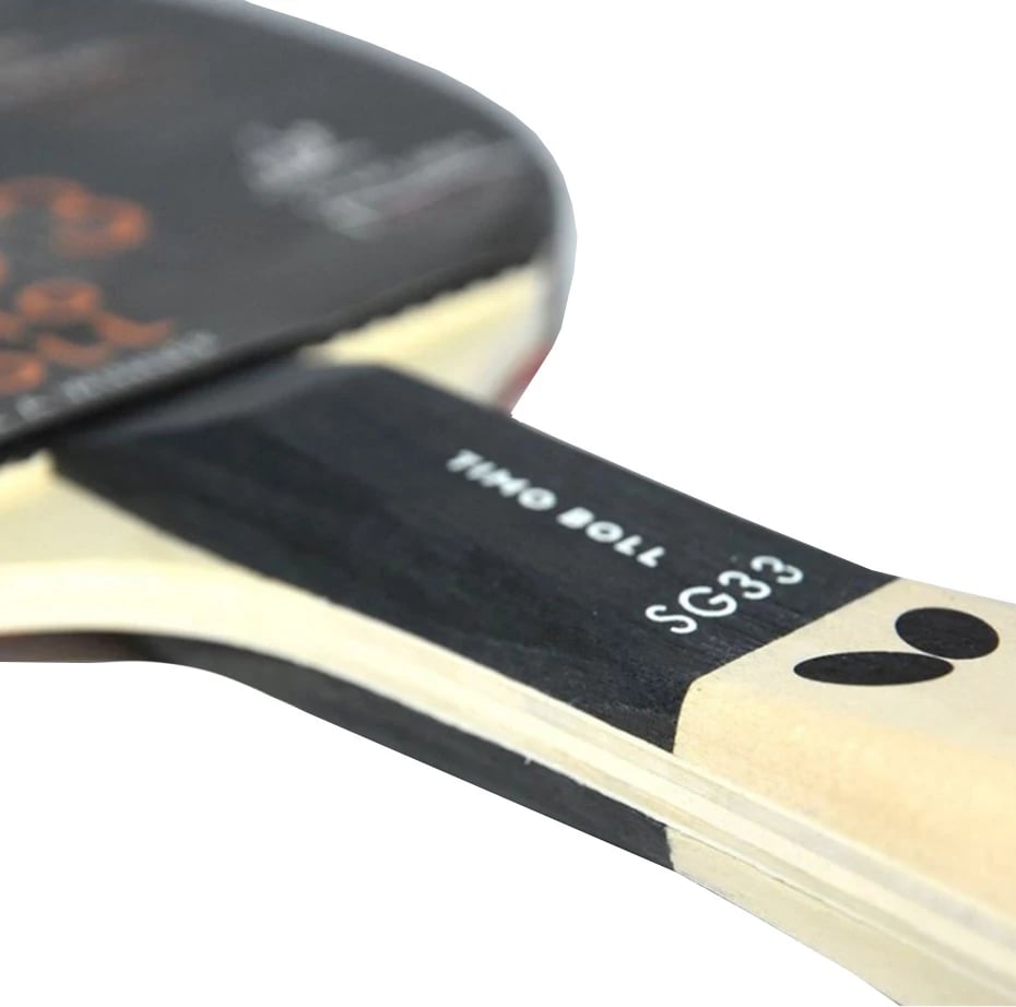 Reket ping pong Butterfly për meshkuj, i zi