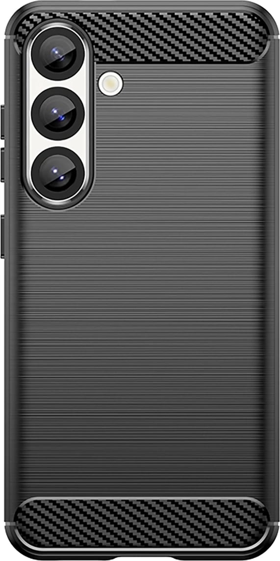 Mbështjellës Hurtel Carbon Case për iPhone 16e, silikon, i zi Mbështjellës Hurtel Carbon Case për iPhone 16e, silikon, i zi