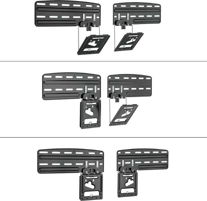 Mbajtëse muri për TV, Neomounts WL30-265BL1, 43-85", fiks ultra i hollë, 60 kg, VESA deri 1200x800, e zezë