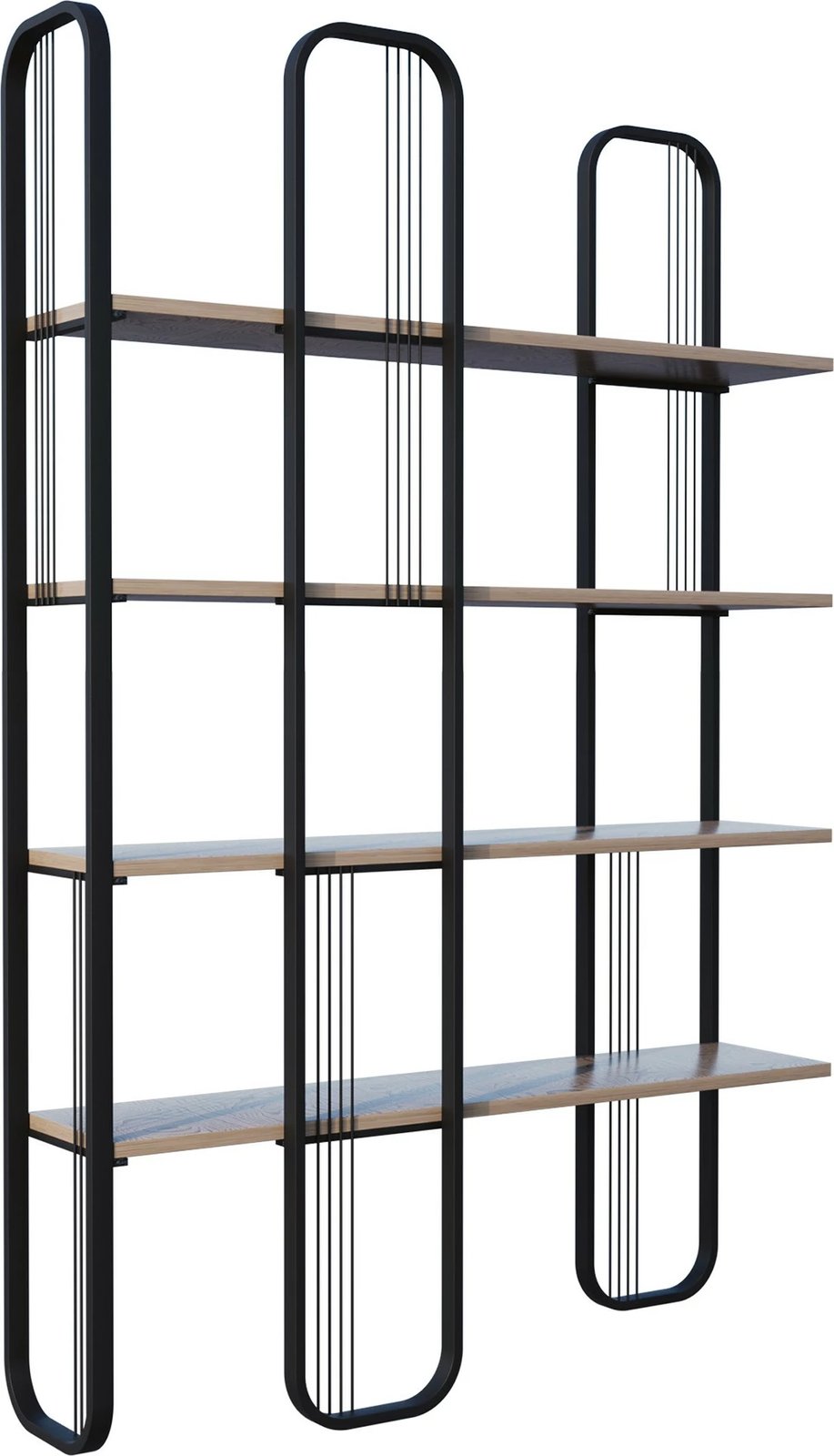 Raft librash Hanah Home, ngjyrë e zezë, Sierra