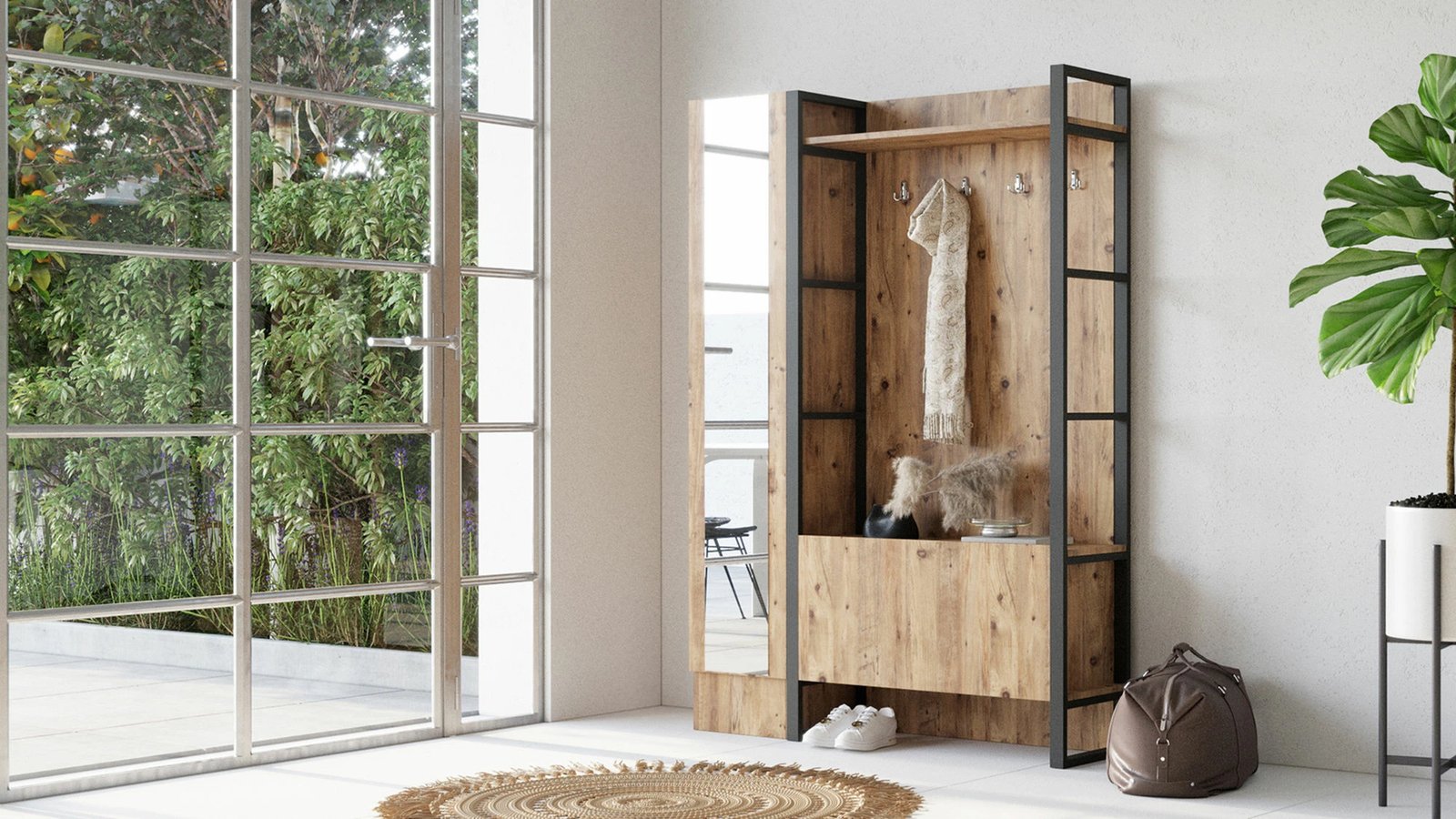 Stendë korridori Hanah Home, ngjyrë Atlantic Pine, Ml16-A