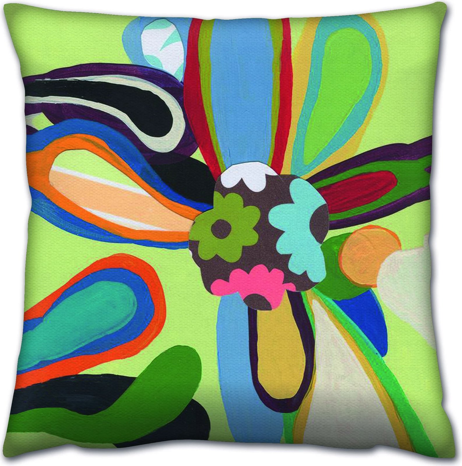 Jastëk dekorativ, shumëngjyrësh, Evila Originals, A14500, 43x43cm