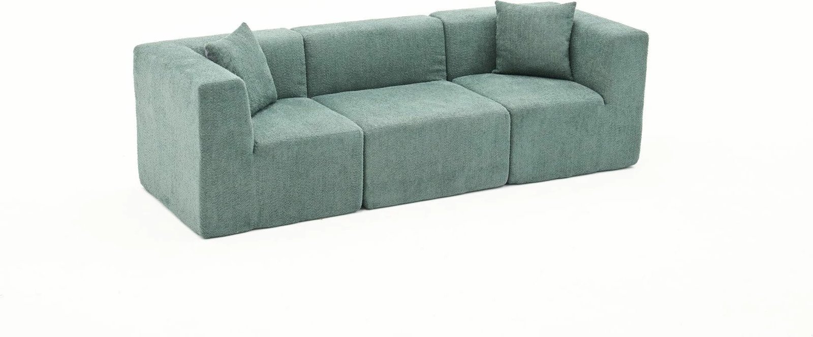 Divan treshe, Atelier del Sofa, i gjelbër, 3 pjesë