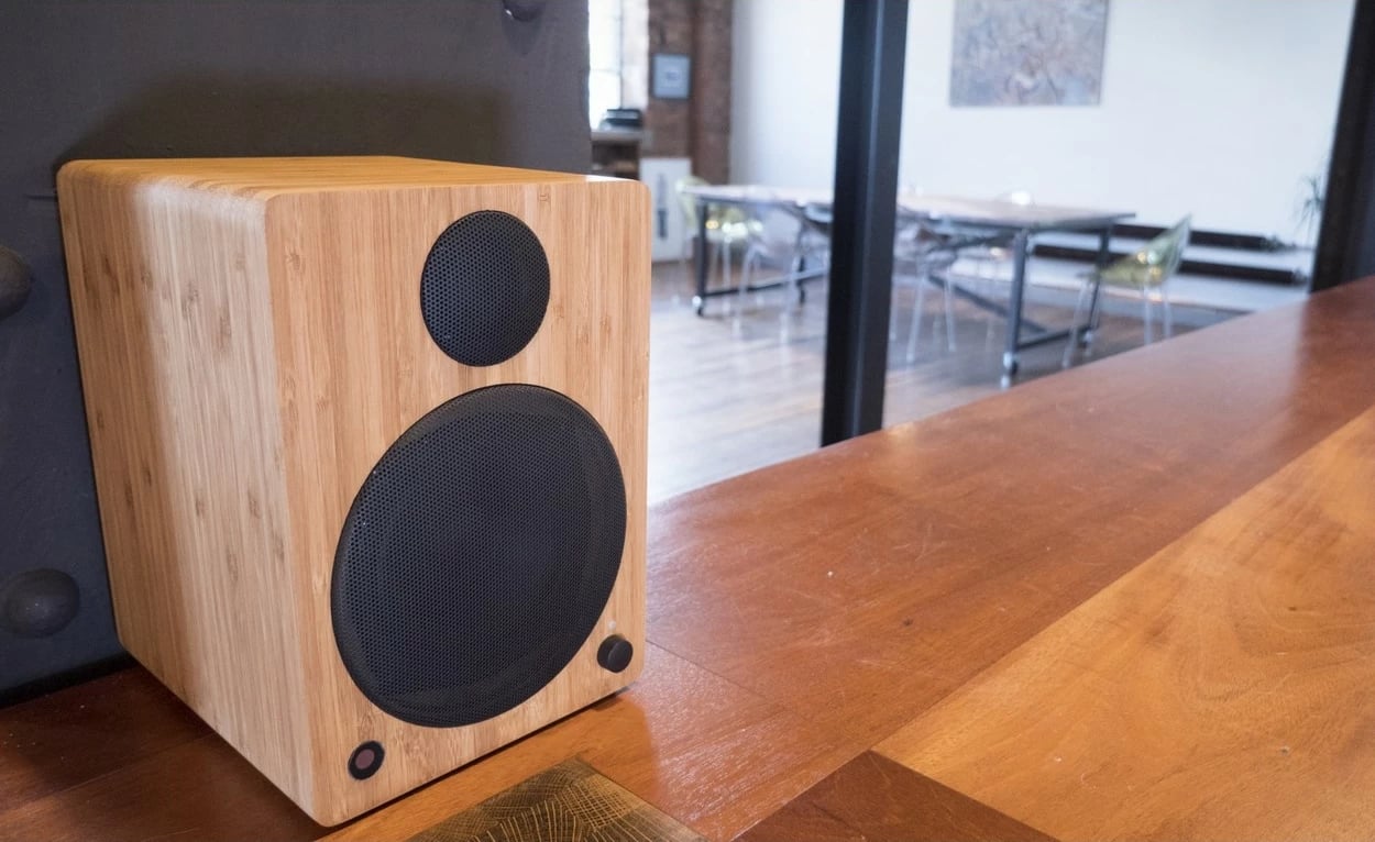 Sistem zëri Wavemaster CUBE MINI NEO, 2.0 kanale, Bluetooth, 36W, Bamboo
