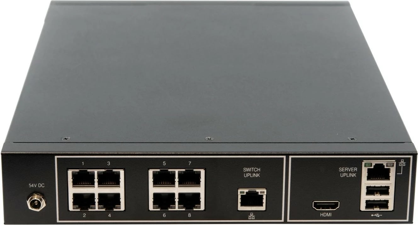 Regjistrues rrjeti Axis S2108, 8 kanale, 2TB, PoE, i zi