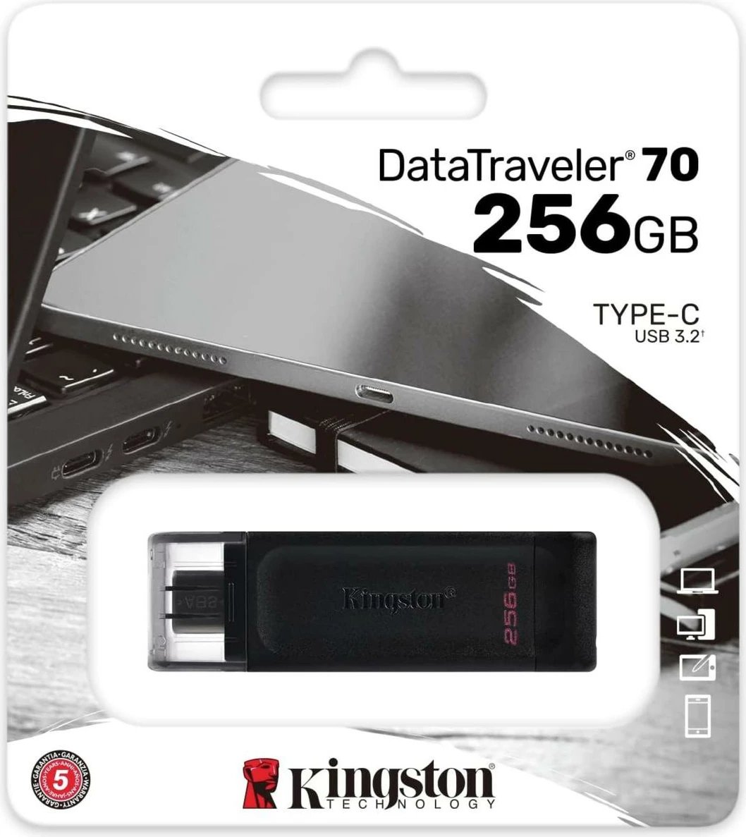 USB Kingston DataTraveler 70 256GB, USB-C, i zi