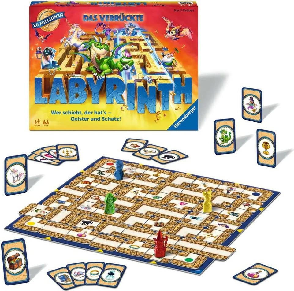 Lojë tavoline Ravensburger 26955, për 2-4 lojtarë, për fëmijë prej 7 vjet, shumëngjyrëshe