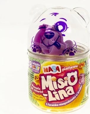 Masë modeluese Epee Misiolina, 60g me formë të verdhë, vjollcë