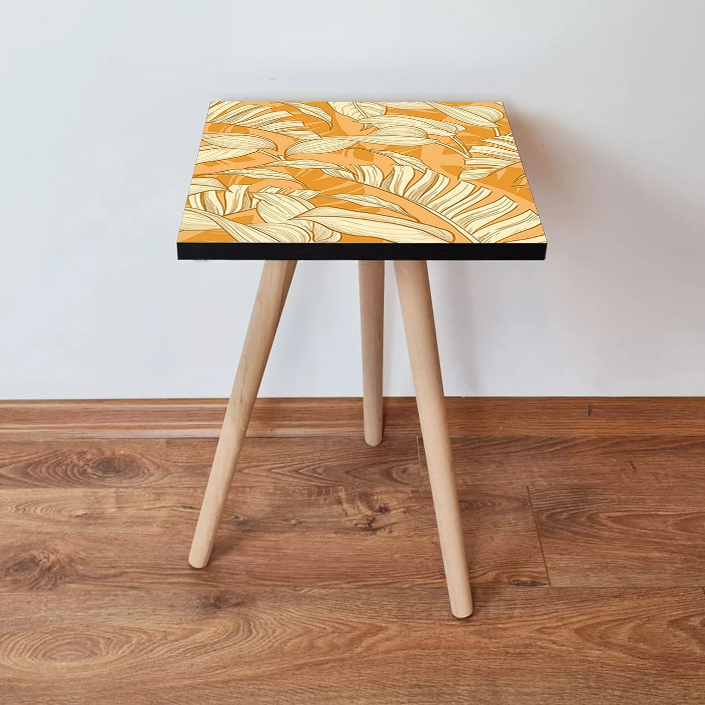 Tavolinë anësore Skye Decor, ngjyrë e verdhë/krem, Shp204