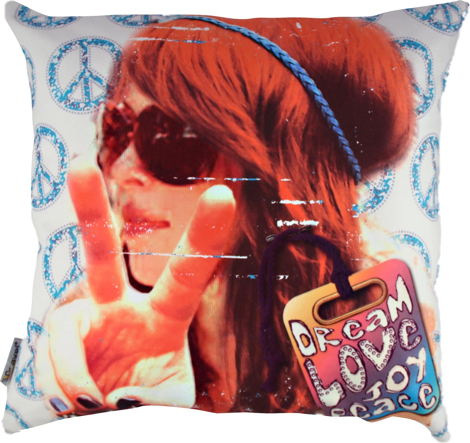 Jastëk dekorativ Evila Originals, A10817, shumëngjyrësh, 43x43cm