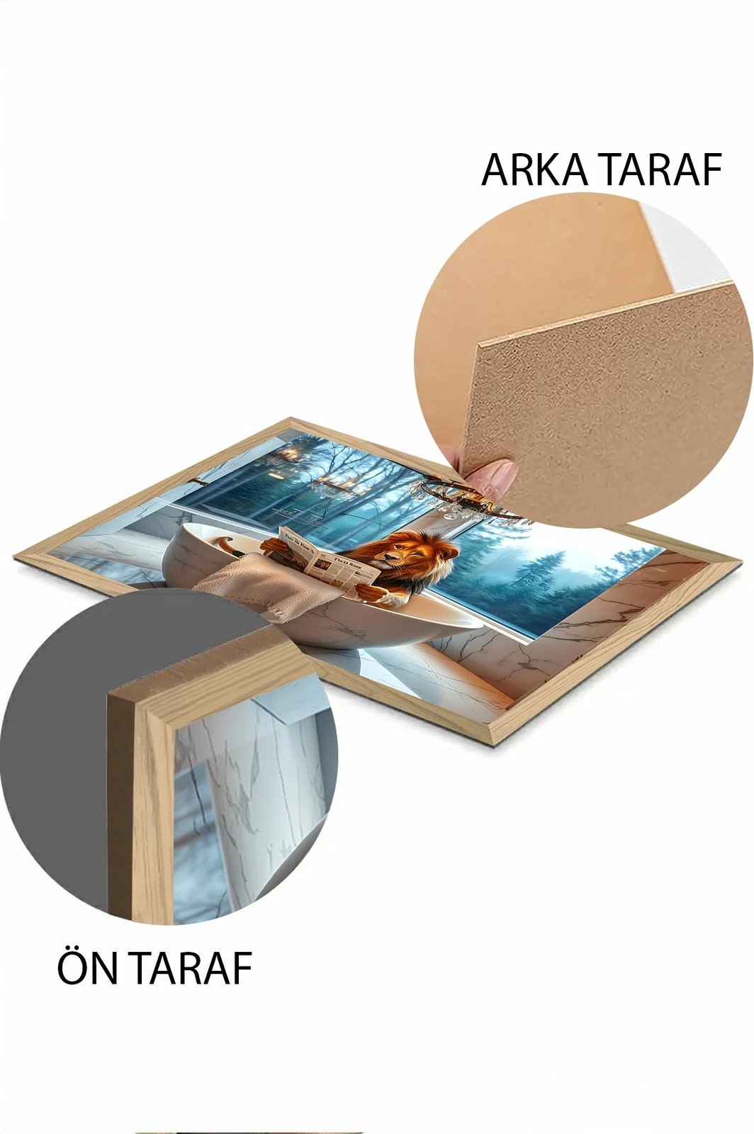 Pikturë dekorative, shumëngjyrëshe, Arthynmodelyty2030-21, 20x30cm