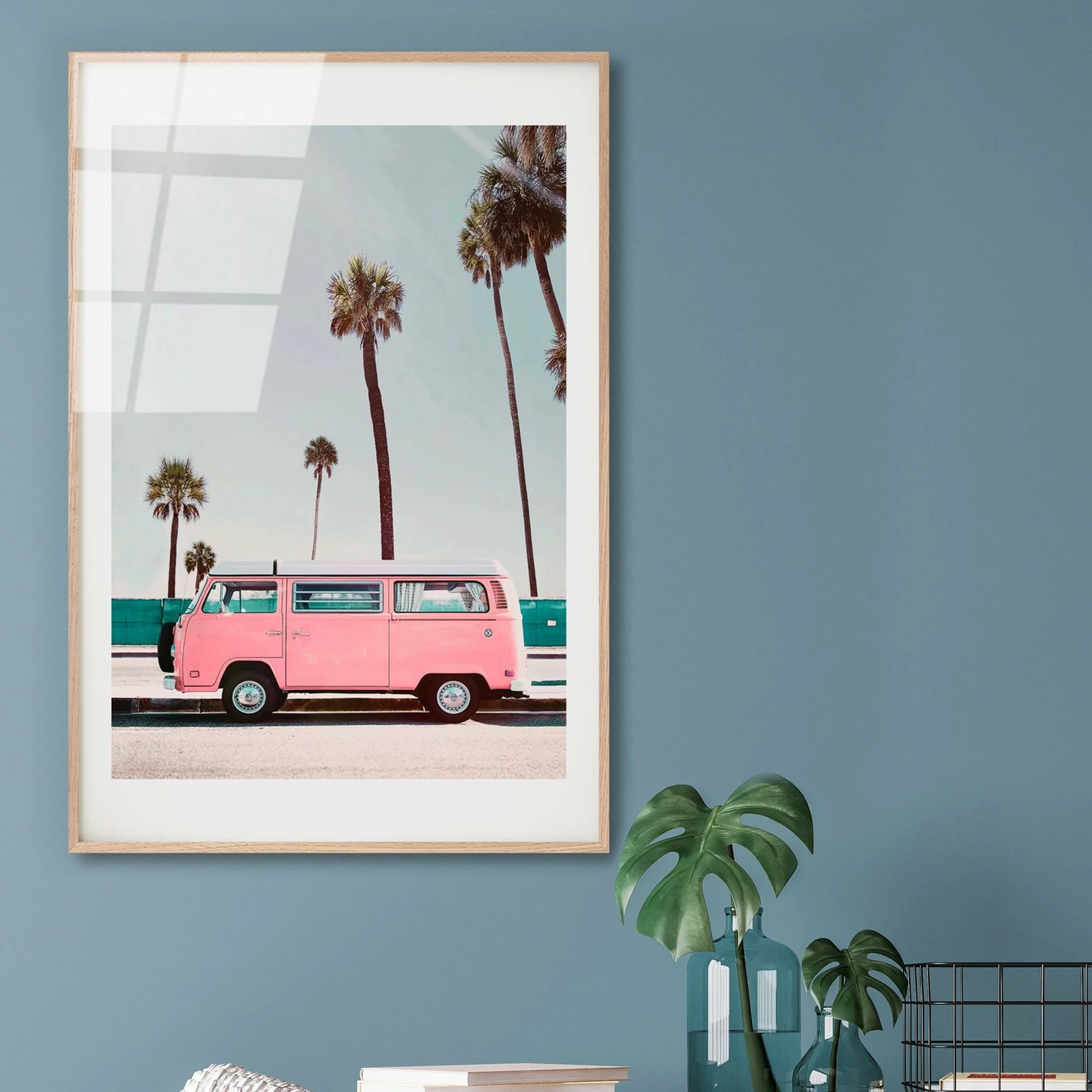 Pikturë dekorative prej xhami të temperuar, shumëngjyrëshe, Wallity UV-1077, 30x45cm