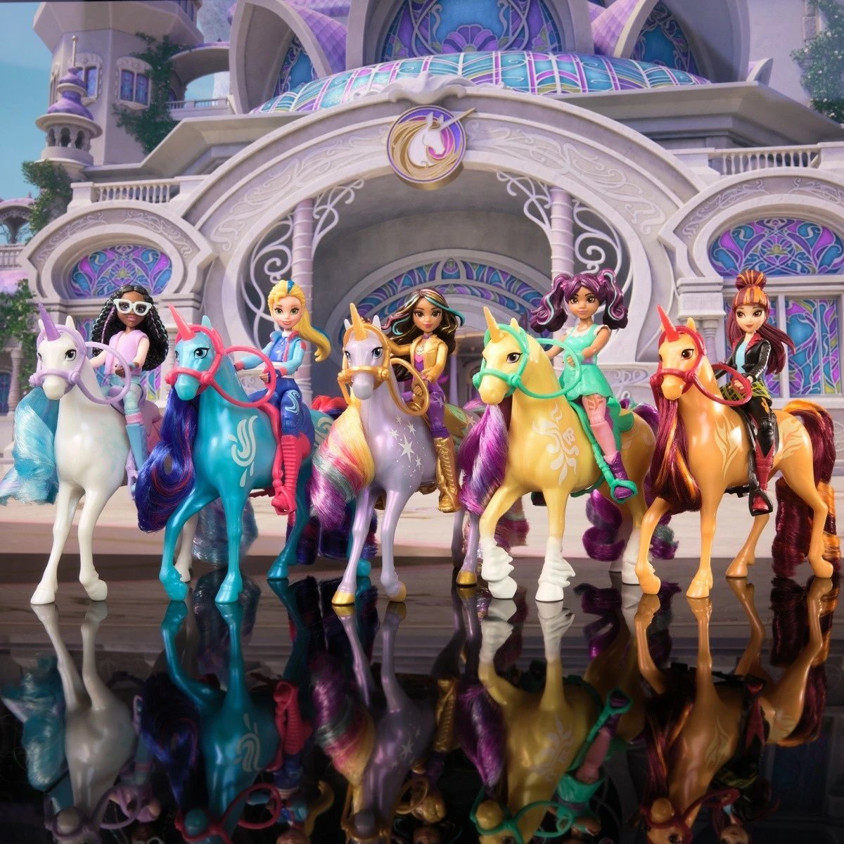 Set figurina Unicorn Academy Spin Master 6071175, Ava dhe Leaf, 11 cm + 13 cm, për vajza Set figurina Unicorn Academy Spin Master 6071175, Ava dhe Leaf, 11 cm + 13 cm, për vajza