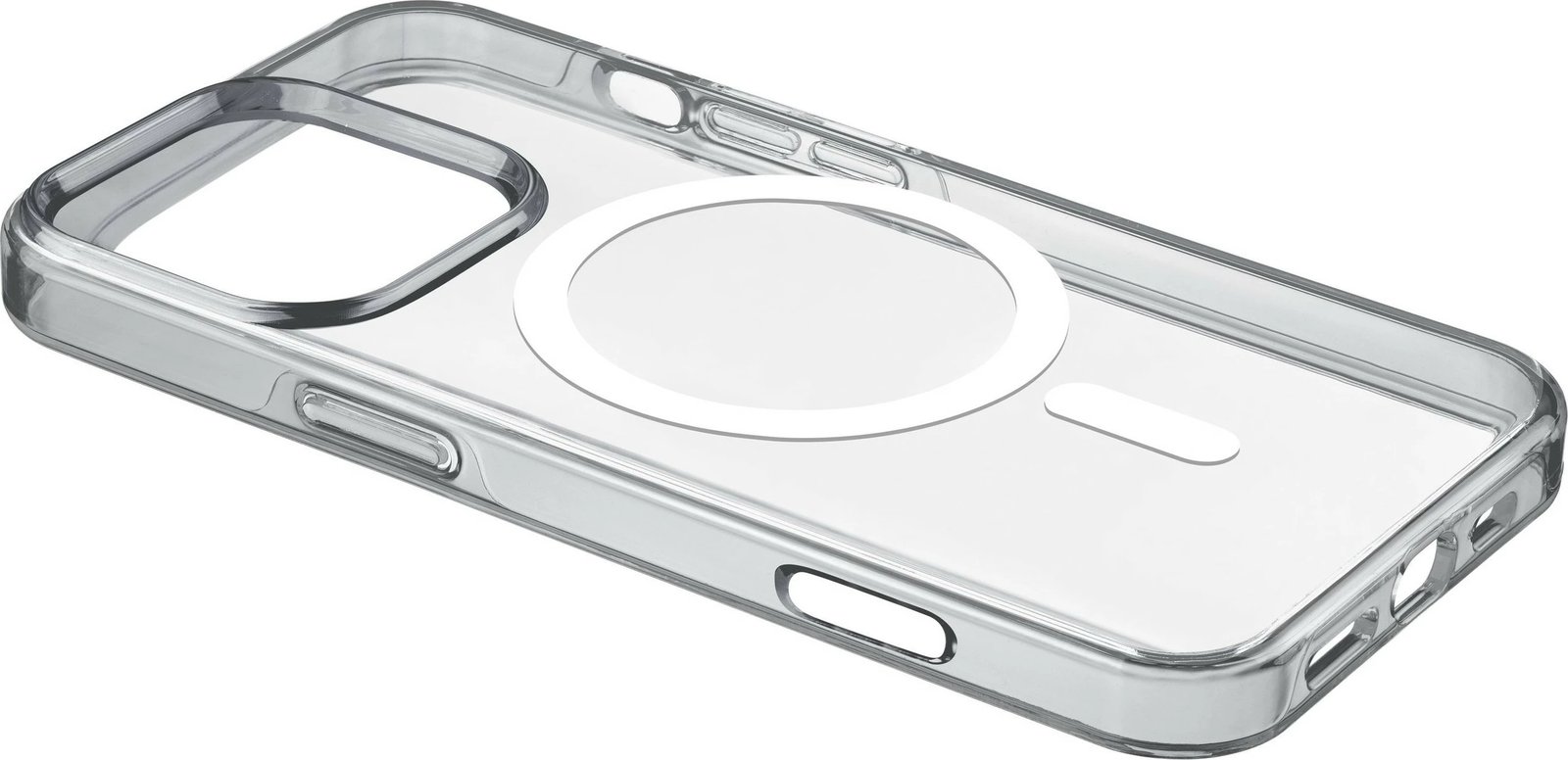Mbështjellës Cellular Line Gloss MagSafe për iPhone 16 Pro Max, transparent
