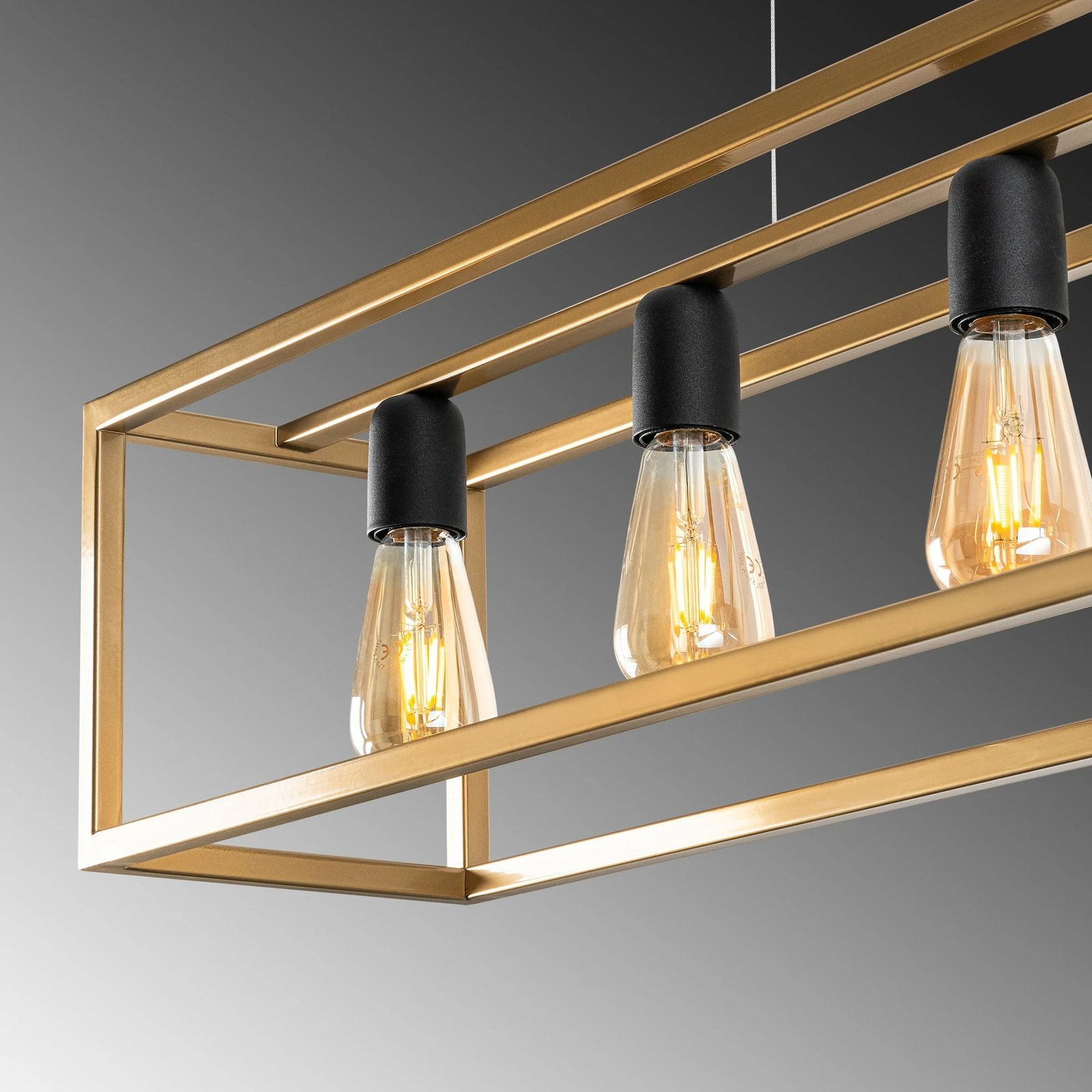 Llambadar Opviq, ngjyrë ari, Kafes - 13749