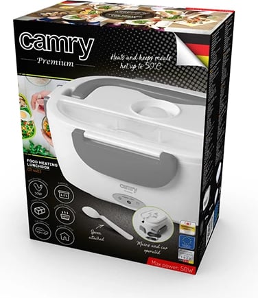 Kuti dreke elektrike, Adler, CR 4483, 1L, dy ndarje, 12V & 220-240V, gri