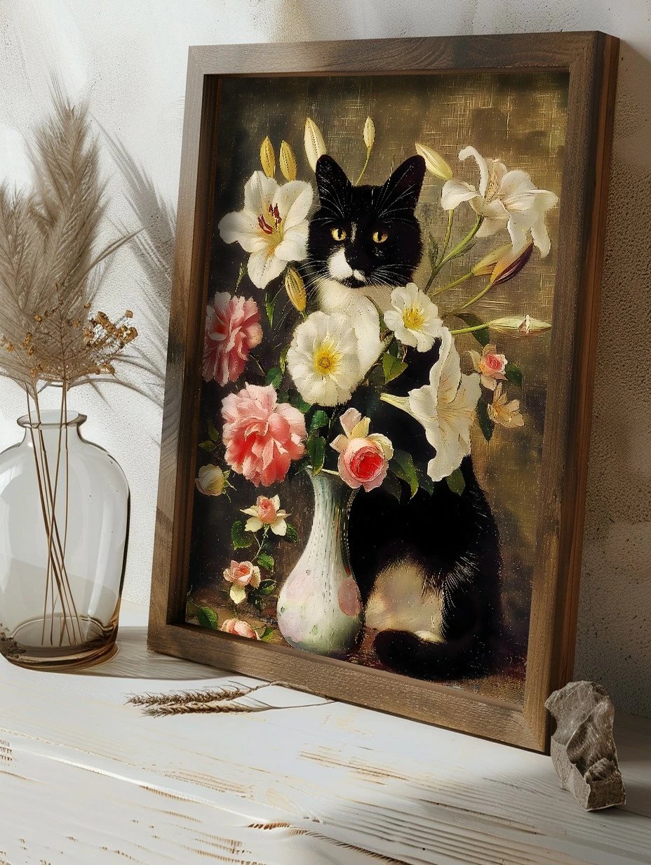 Pikturë dekorative me kornizë, MDF, shumëngjyrëshe, GE166-L