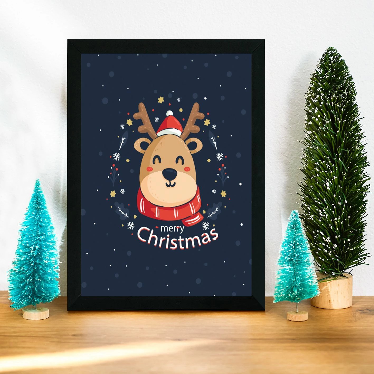 Pikturë dekorative me kornizë MDF, shumëngjyrëshe, Wallity, SC527425