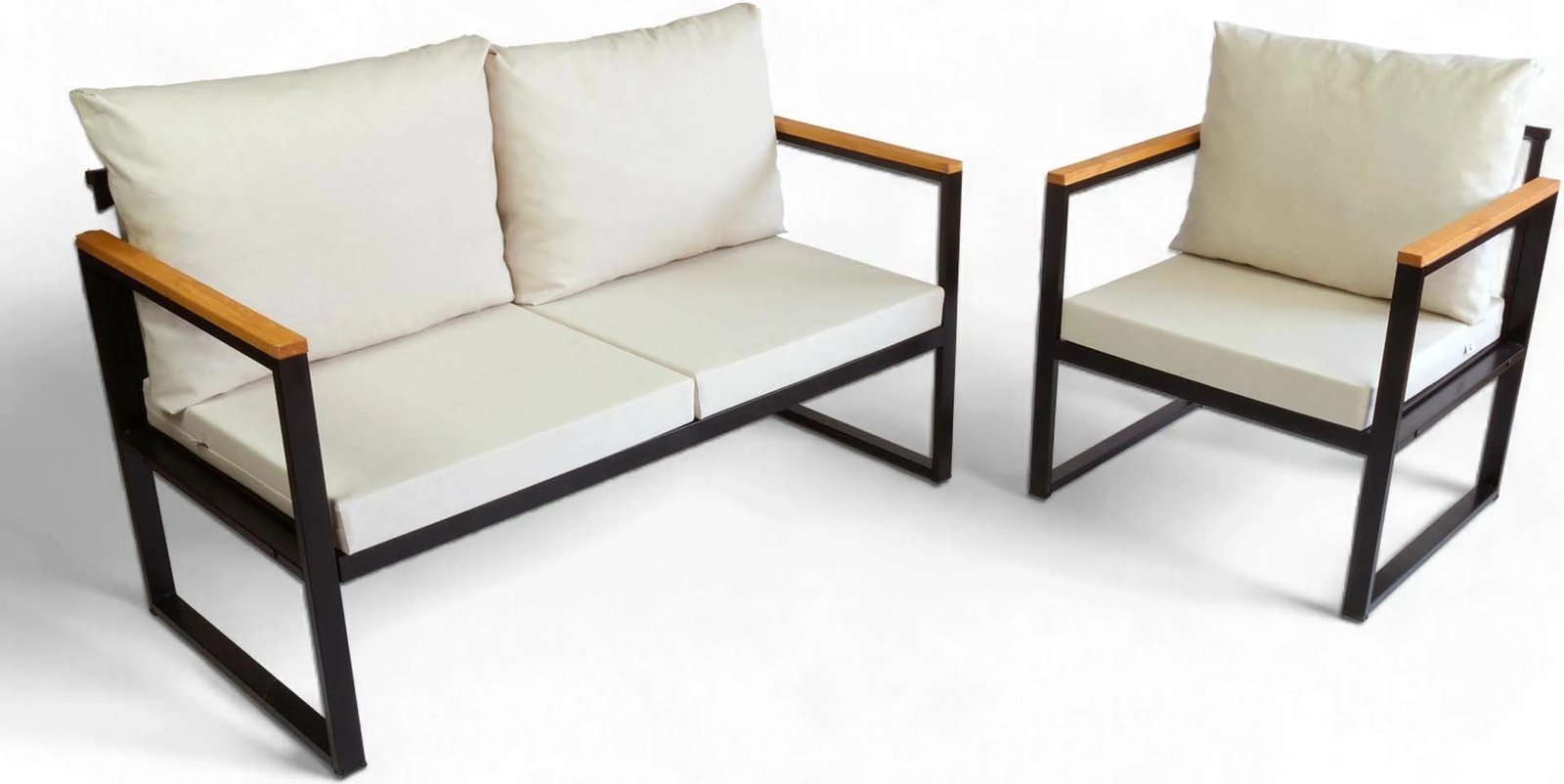 Set lounge për kopsht Skye Decor, CPT5546-130, bezhë