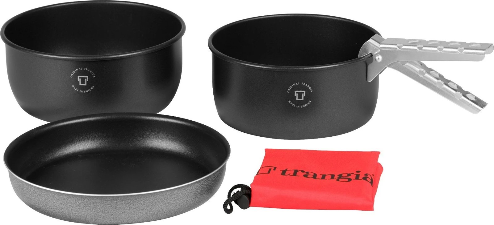 Set gatimi për kamping Trangia Tundra I, tigan 20 cm, i zi